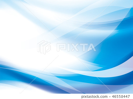 波浪抽象背景藍色 46558447