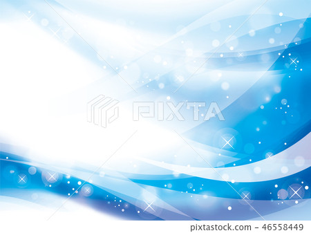 Wave abstract background blue 46558449