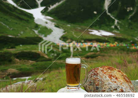 立山山脈生啤酒和Raitotorizawa露營地 46558692
