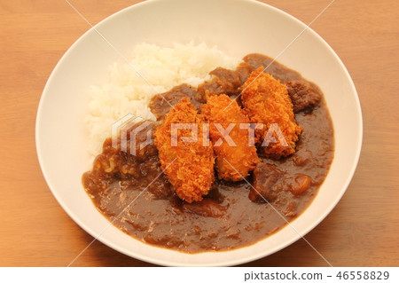 Oyster flighting beef curry. Oyster flighting beef curry. 46558829