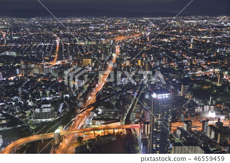 [Osaka Prefecture] Night street of Abeno 46559459