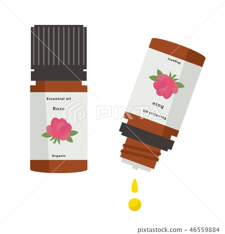 Aroma bottle (essential oil) rose 46559884