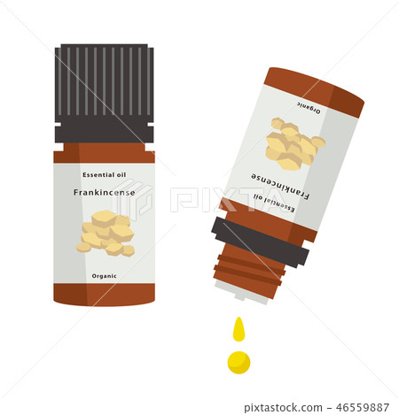 Aroma bottle (essential oil) Frankincense (chip type design) 46559887