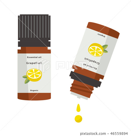 Aroma bottle (essential oil) grapefruit 46559894