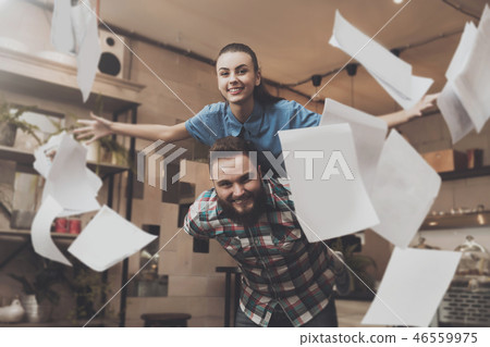 Young people rejoice at successful completion 46559975