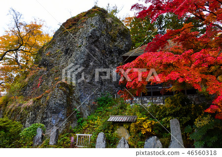 Chorakuji Temple Soseki Fall leaves Chikuma City Chorakuji Temple Soseki Fall leaves Chikuma City 46560318