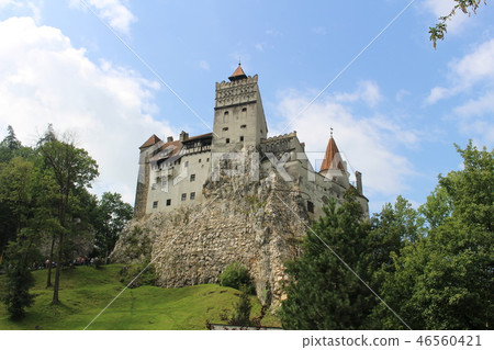 Bran Castle Brasov Romania European vampire Dracula stage Bran Castle Brasov Romania European vampire Dracula stage 46560421