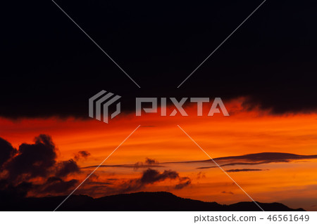 Evening scenery up Evening scenery up 46561649