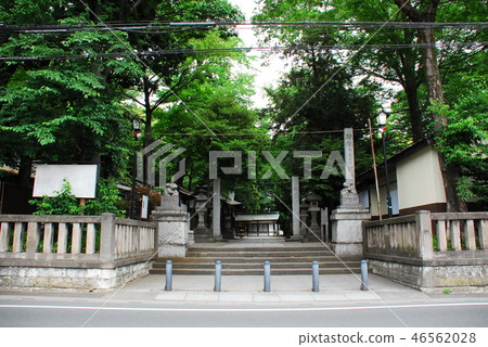 神社區(埼玉市Uta區)的入口 神社區(埼玉市Uta區)的入口 46562028