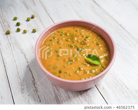 Matar Masala. Punjabi cuisine. Green Peas Curry. Matar Masala. Punjabi cuisine. Green Peas Curry. 46562375