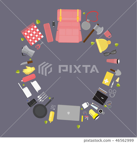 Camping supplies , set of camping stuff  46562999