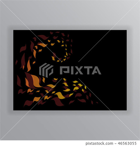 Fire flat cartoon illustration 46563055