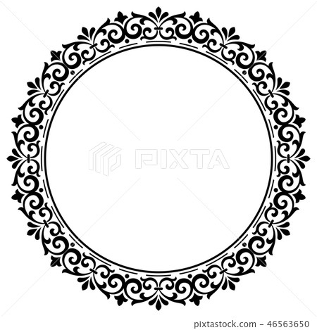Decorative frame Elegant vector element for design Decorative frame Elegant vector element for design 46563650