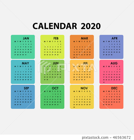 2020 Calendar Template.Calendar 2020 46563672