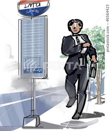 bus stop bus stop 46564425