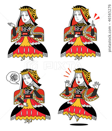 Playing Cards Queen-Pose Collection Playing Cards Queen-Pose Collection 46565276