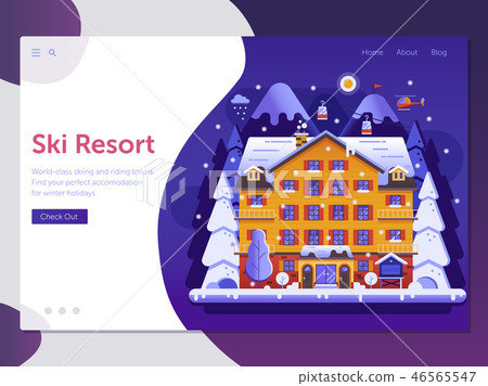 Ski Resort Landing Page 46565547