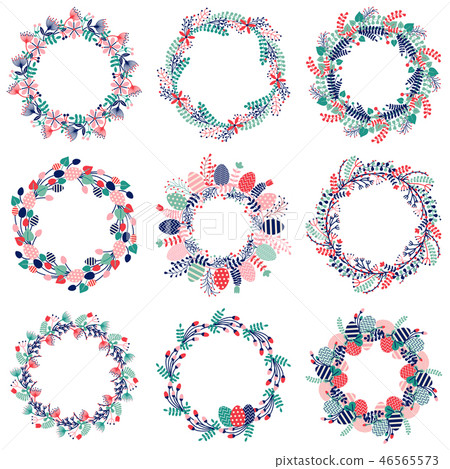 Easter Wreath Icons Easter Wreath Icons 46565573