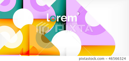 Abstract round elements composition background, organic design Abstract round elements composition background, organic design 46566324