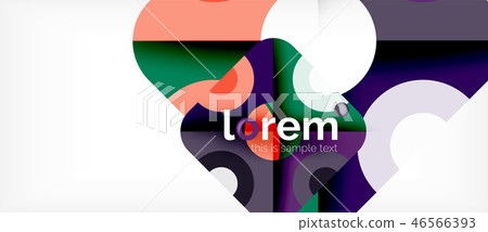 Abstract round elements composition background, organic design Abstract round elements composition background, organic design 46566393