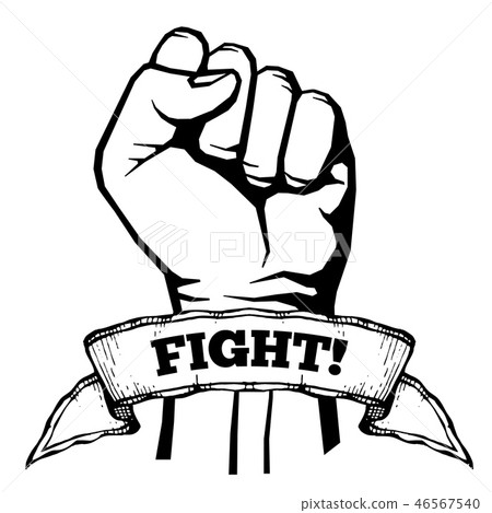 Fight for your rights, solidarity, revolution vector poster 46567540