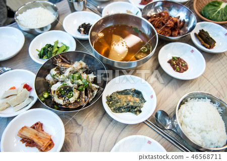 Soy sauce crab, Yeosu, Round crab, Round crab, Food, Restaurant 46568711