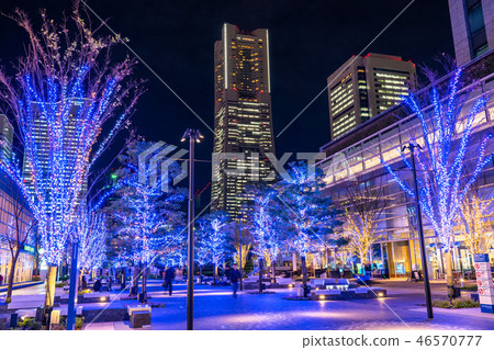 “神奈川縣”港區未來大商城公園,照明 “神奈川縣”港區未來大商城公園,照明 46570777