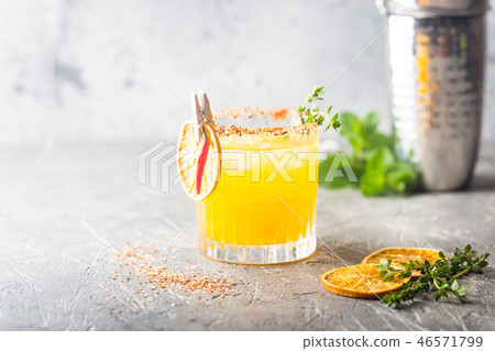 Refreshing summer citrus cocktail Refreshing summer citrus cocktail 46571799