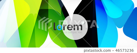 Vector colorful geometric triangle background, crystal banner design Vector colorful geometric triangle background, crystal banner design 46573236