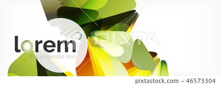 Modern geometric background. Poster template with polygonal elements Modern geometric background. Poster template with polygonal elements 46573304