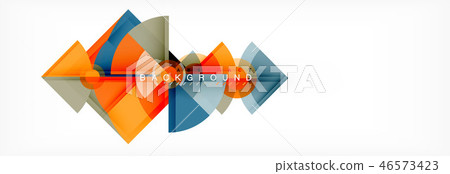 Modern geometric abstract background 46573423
