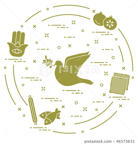 Jewish symbols 46573631