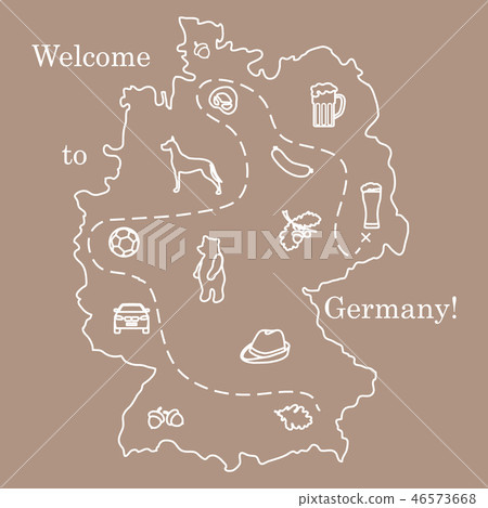 various symbols of Germany Travel and leisure. 46573668