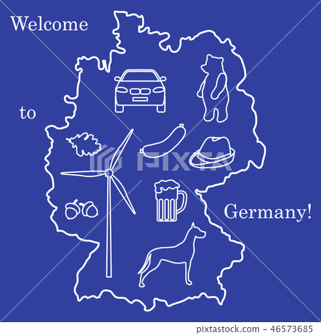 various symbols of Germany Travel and leisure. 46573685