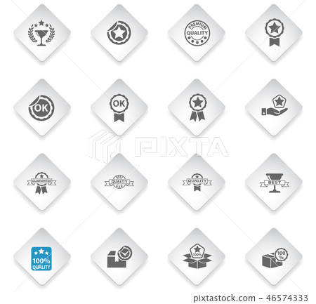quality icon set quality icon set 46574333