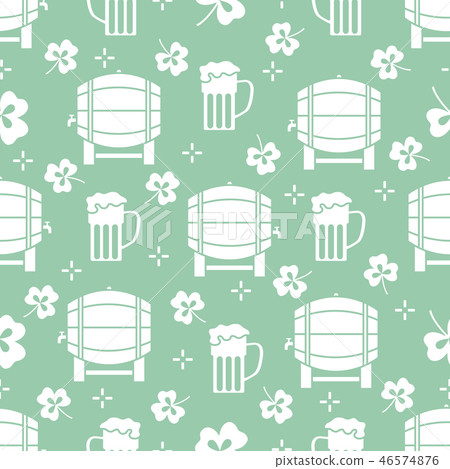 Seamless pattern St. Patrick's Day. Pab. Ireland Seamless pattern St. Patrick's Day. Pab. Ireland 46574876