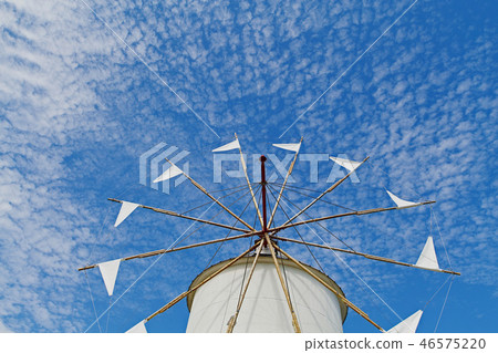 [Shodojima]希臘風車（風車）複製橄欖園的空間 46575220