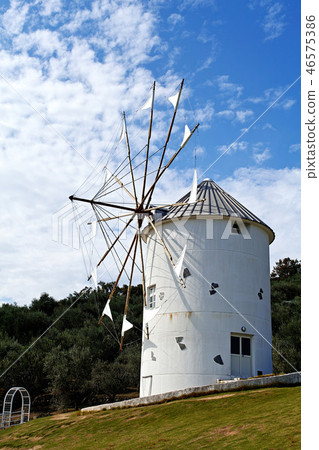 [Shodojima]希臘風車在橄欖園（風車） 46575386