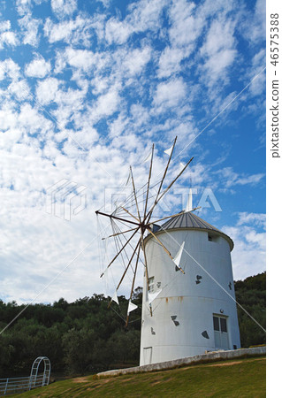 [Shodojima]希臘風車（風車）複製橄欖園的空間 46575388