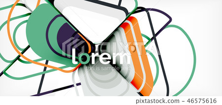 Geometric abstract background 46575616