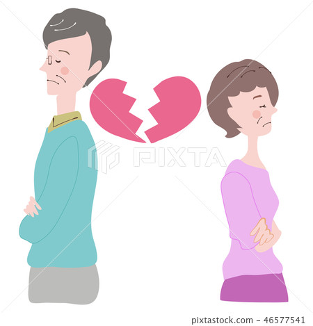 女性男性高級心臟戰鬥再見 46577541