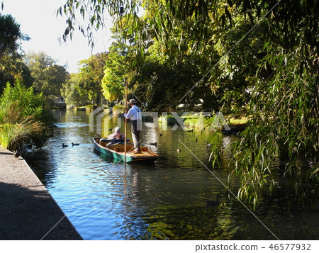 New Zealand Christchurch Avon River New Zealand Christchurch Avon River 46577932