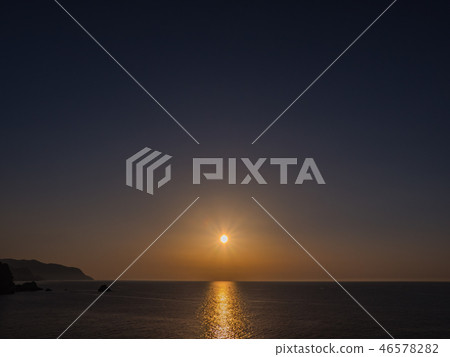 Sunset on Kasumi Coast Imakourahama Sunset on Kasumi Coast Imakourahama 46578282