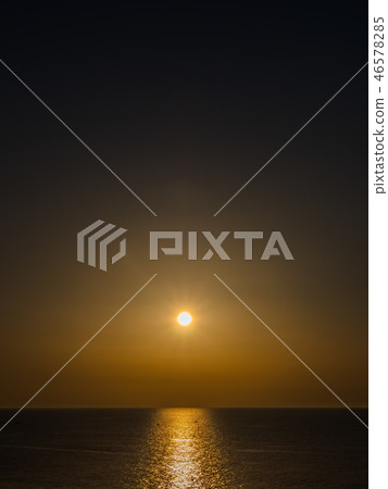 Sunset on Kasumi Coast Imakourahama 46578285