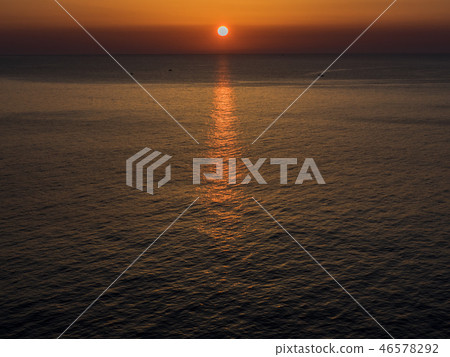 Sunset on Kasumi Coast Imakourahama 46578292