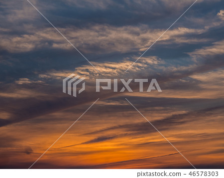 Sunset on Kasumi Coast Imakourahama 46578303