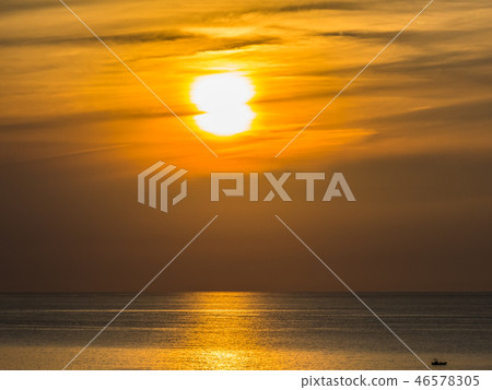 Sunset on Kasumi Coast Imakourahama Sunset on Kasumi Coast Imakourahama 46578305