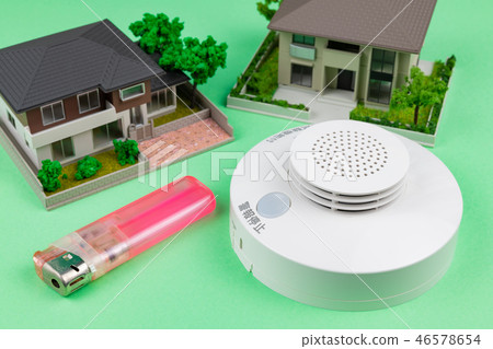 火警圖像住宅火打火機火焰 46578654