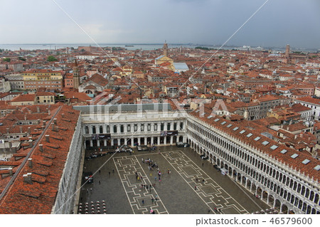 St. Mark's Square view from St. Mark's Square bell tower (Venezia / Italy) 46579600
