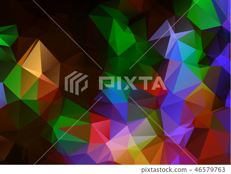 Abstract shining triangular background Abstract shining triangular background 46579763